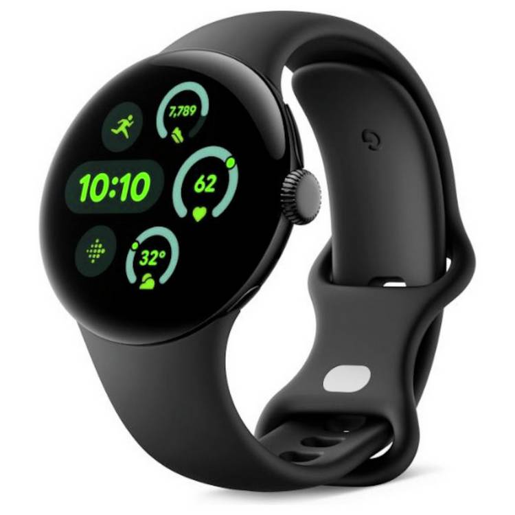 Google Pixel Watch 3 45mm Wi-Fi Smart Watch - Black 0