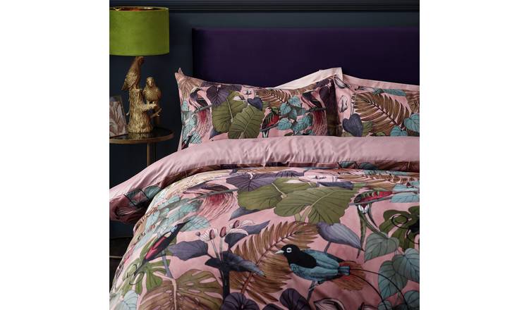 Wylder Moriyo Dusky Velvet Pink Bedding Set - King size