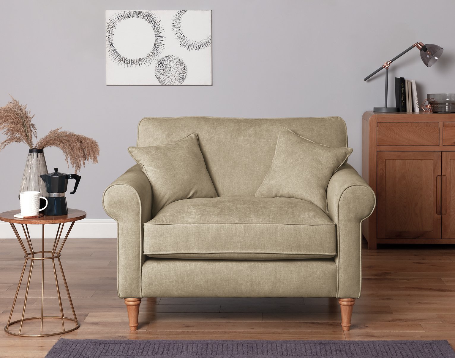 Argos Home William Fabric Cuddle Chair Review