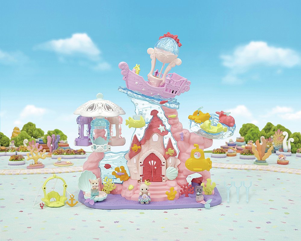 Sylvanian Families Baby Mermaid Castle Playset