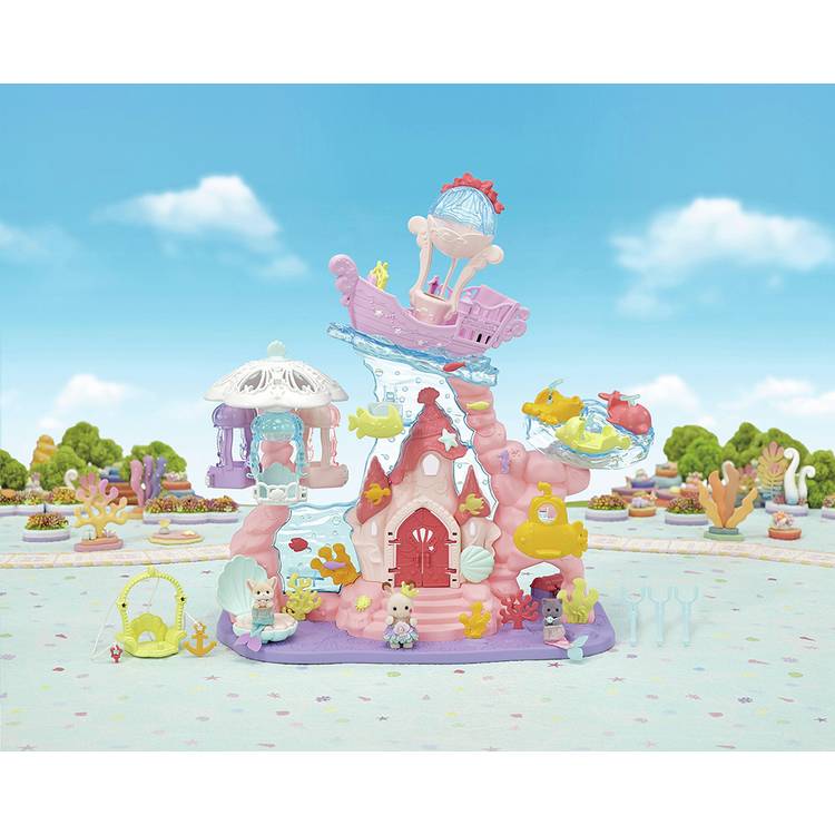 Sylvanian Families Baby Mermaid Castle Playset 0