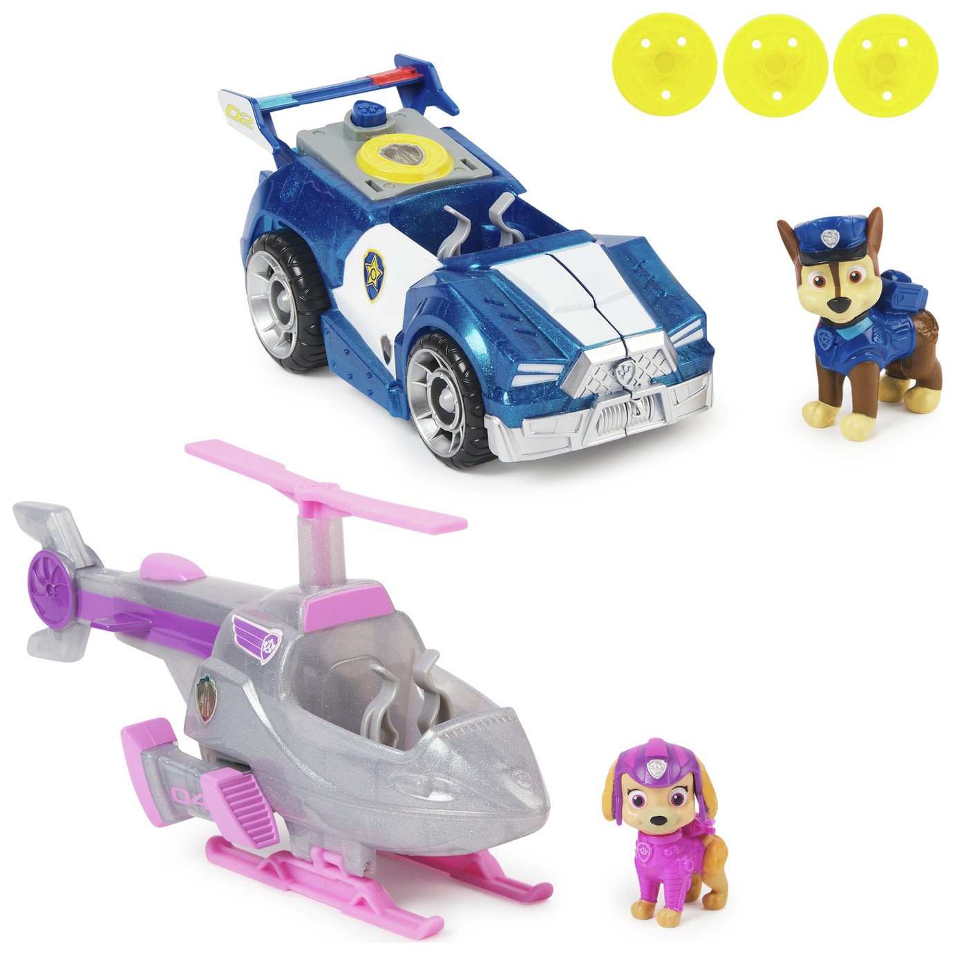 PAW Patrol Transforming Deluxe Vehicles- Pack of 2