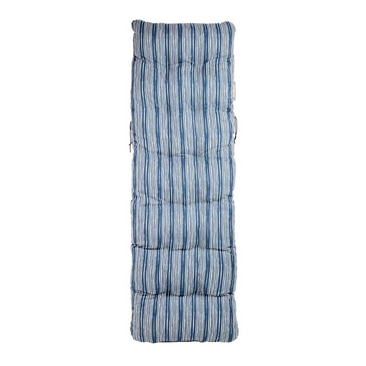 Argos Home Coastal Stripe Garden Relaxer Chair Cushion-Blue 0