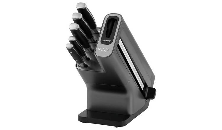 Ninja Foodi StaySharp Knife Block - Integrated Sharpener 6-Piece Set