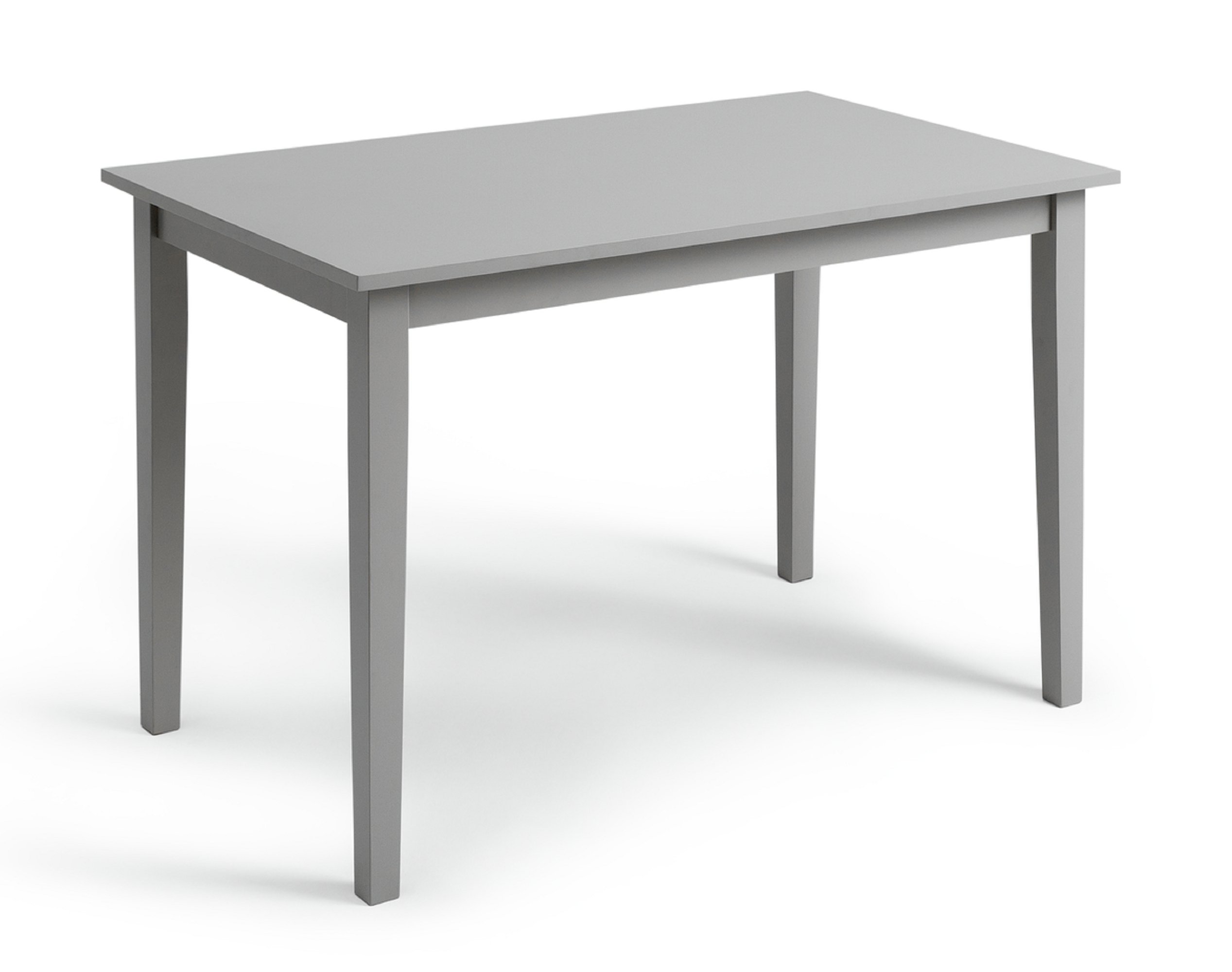 Habitat Chicago Solid Wood 4 Seater Dining Table - Grey