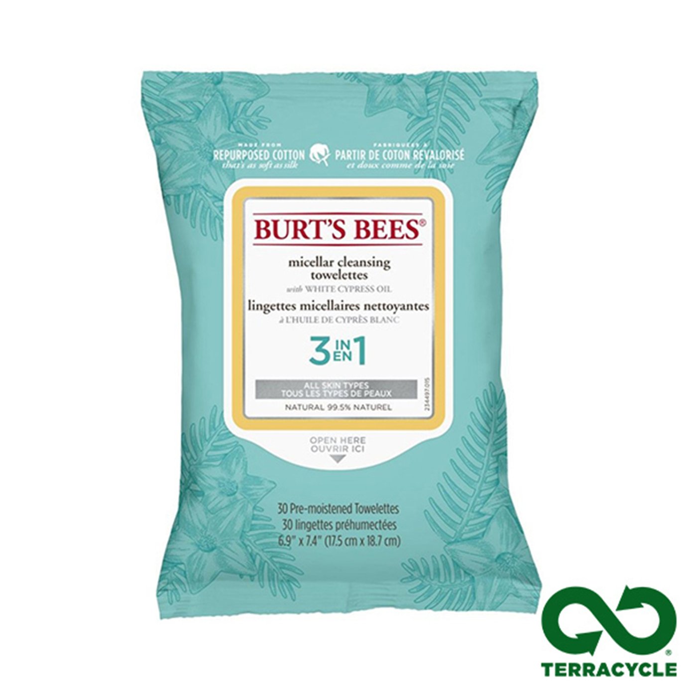 Burt's Bees Micellar Wipes - 30pk