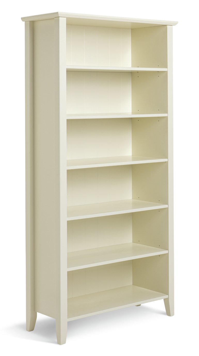 Habitat Kingham Tall Solid Wood Bookcase - Ivory