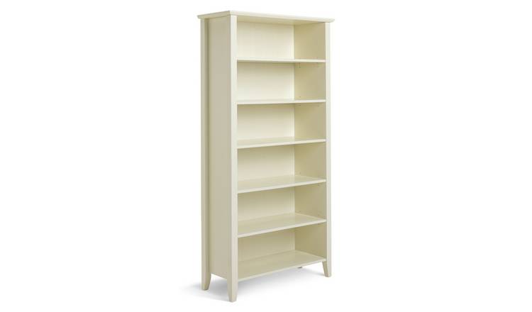 Habitat Kingham Tall Solid Wood Bookcase - Ivory