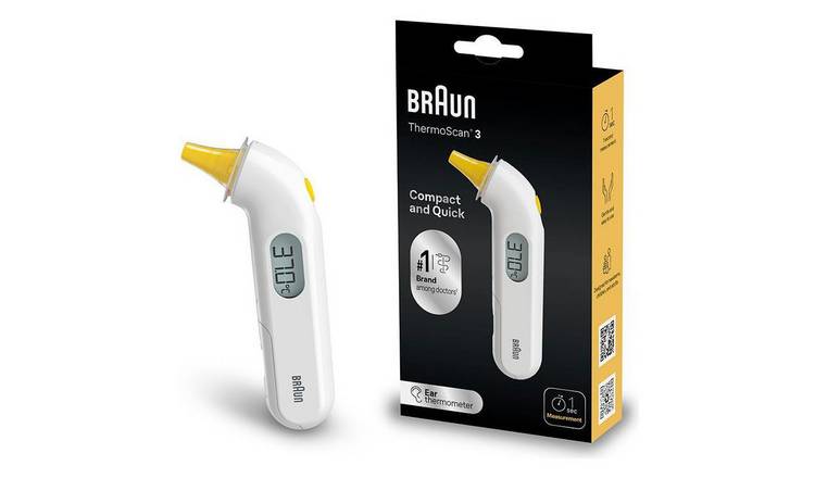 argos.co.uk | Braun ThermoScan 3 Digital Ear Thermometer