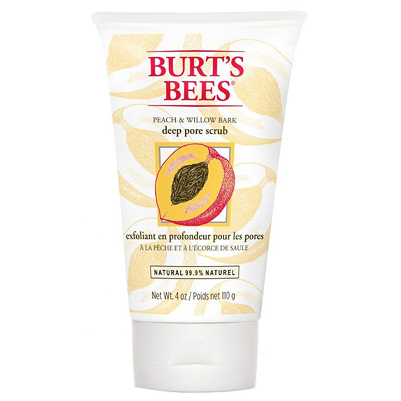 Burt's Bees Peach Deep Pore Scrub - 110g
