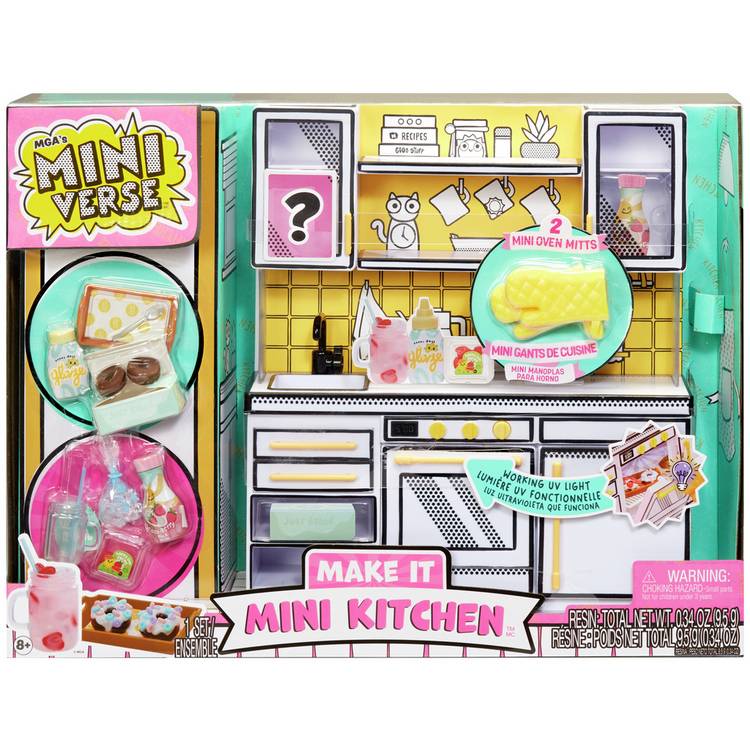 Mini Brands Make It Mini Kitchen Playset 0