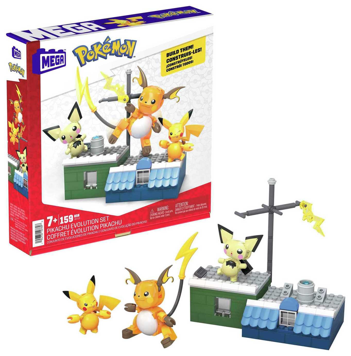 Mega Pokemon Building Set - Pikachu Evolution