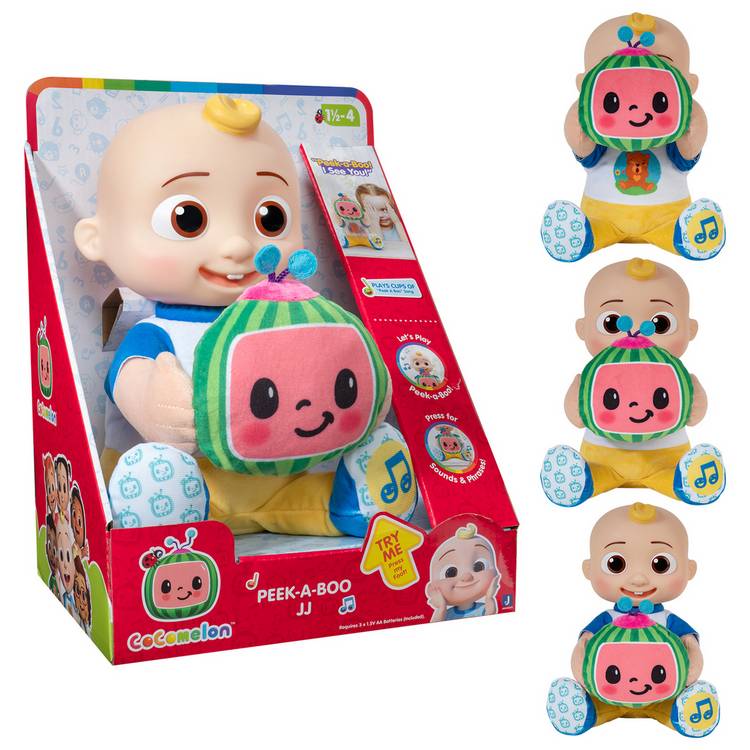 CoComelon Peek-A-Boo JJ Plush 0