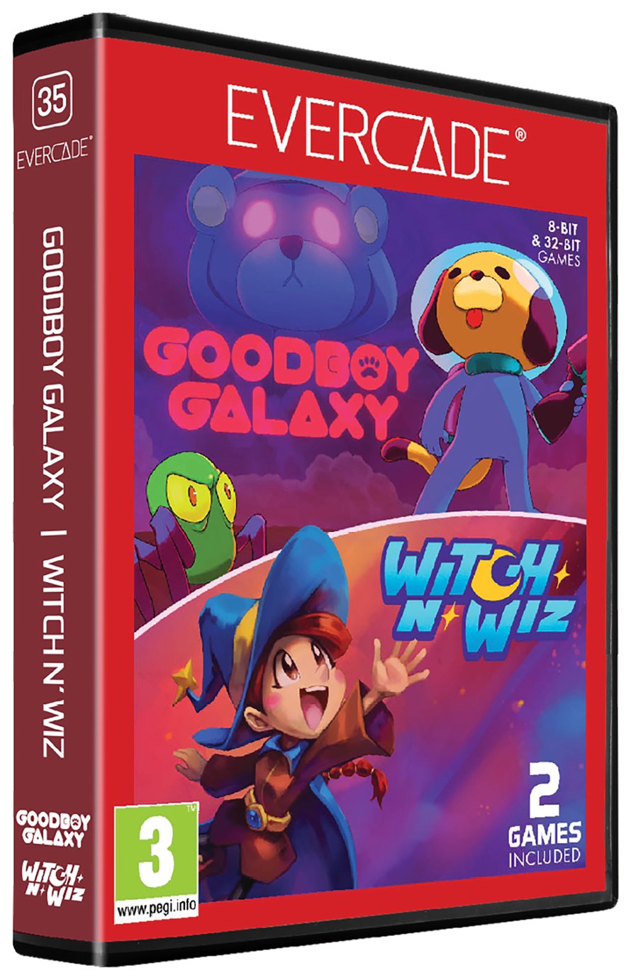 Evercade Cartridge 35: Goodboy Galaxy/Witch n' Wiz