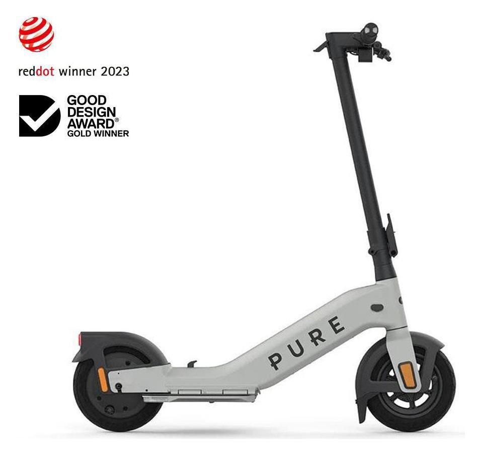 Pure Electric Advance Electric Scooter for Adults - Grey