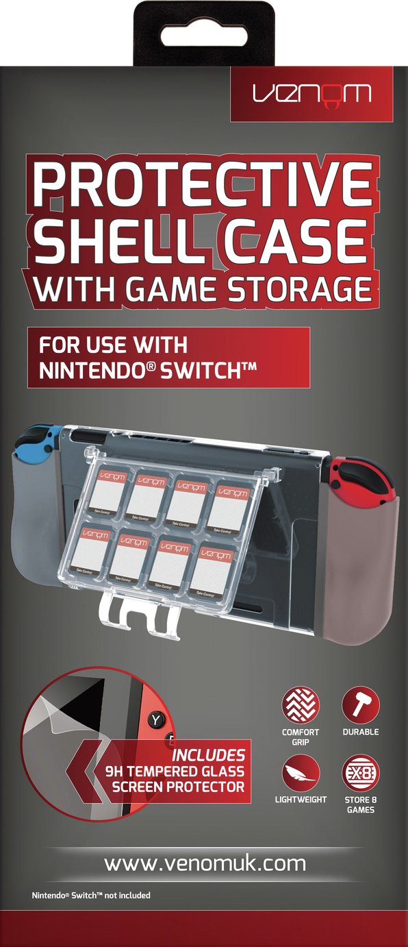 Venom Hard Shell Case for Nintendo Switch with Storage