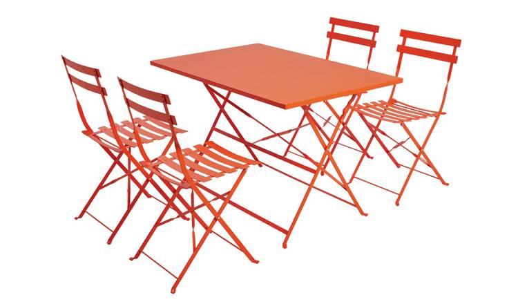 Folding garden table and deals chairs argos