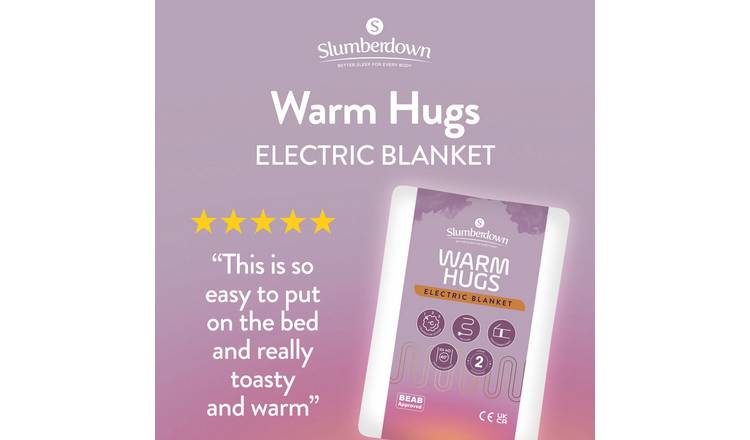 Buy Slumberdown Warm Hugs Electric Blanket-King | Electric blankets | Argos