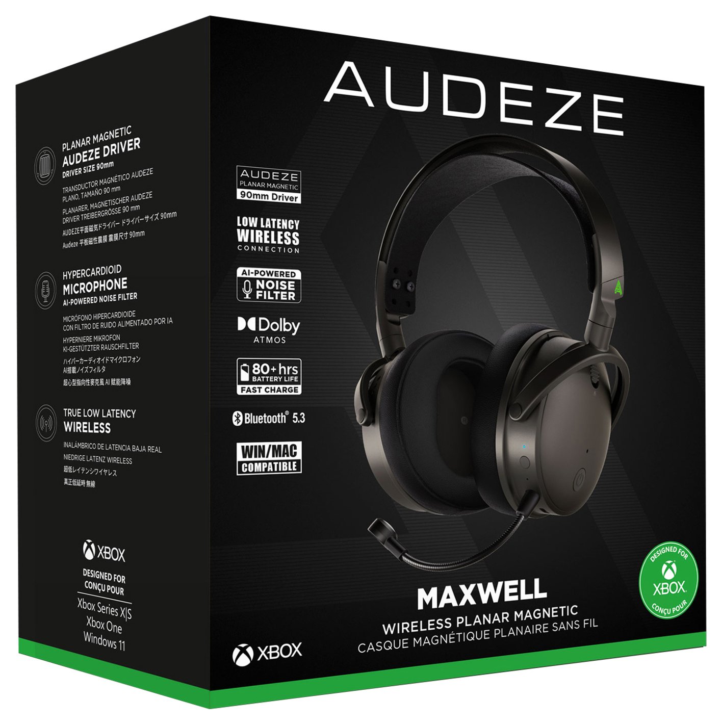 Buy Audeze Maxwell Wireless Xbox Gaming Headset - Black | Gaming