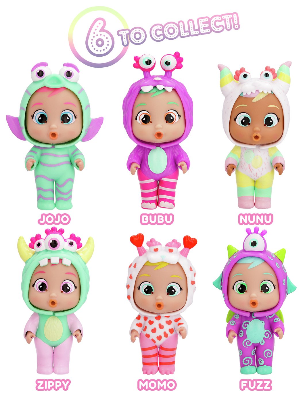 Cry Babies Magic Tears Jumpy Monsters Doll - 4inch/11cm