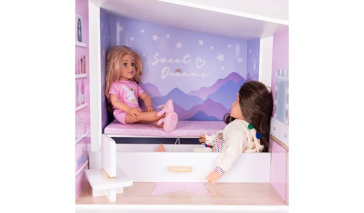 Designafriend doll shop bed