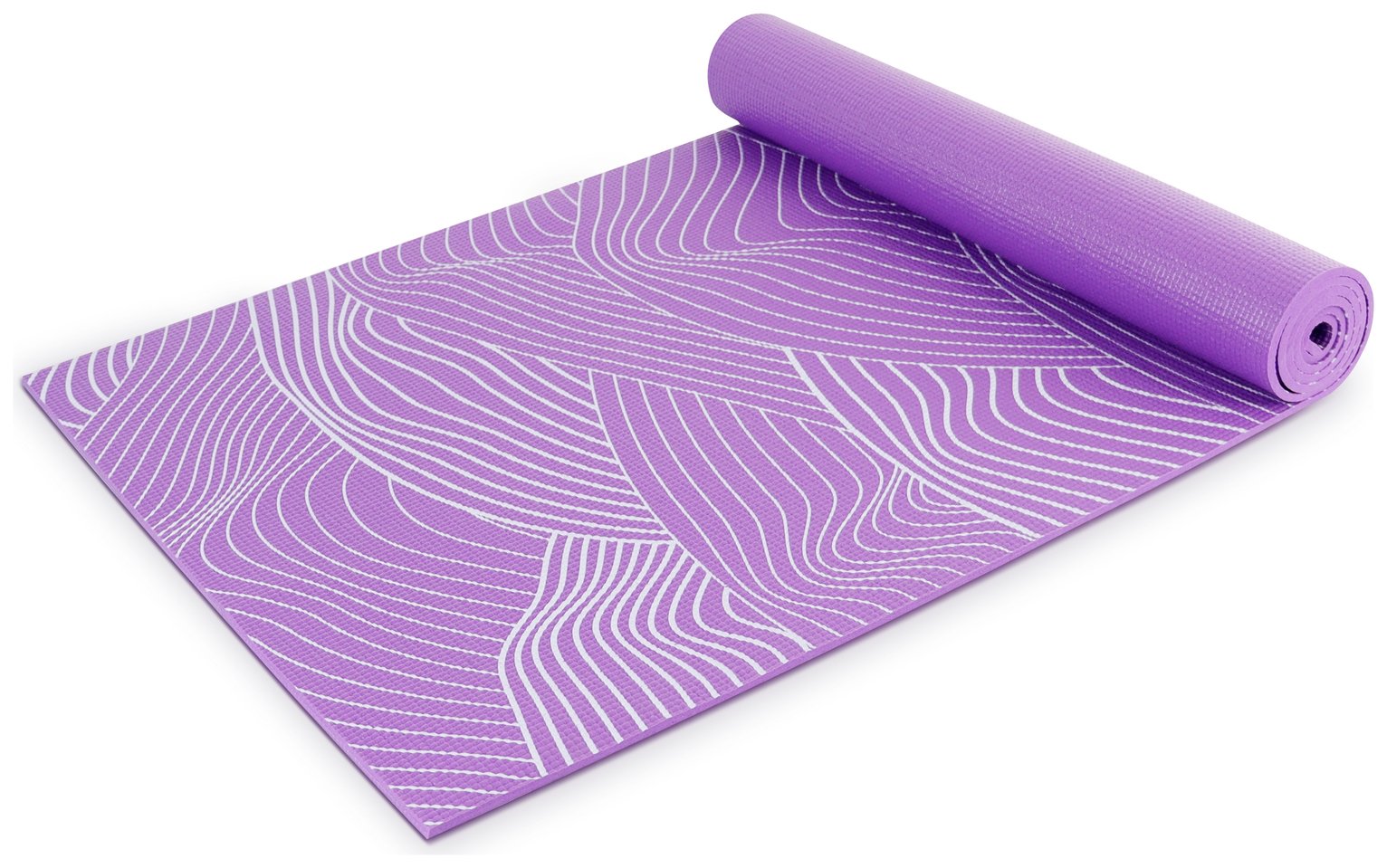 Opti 6mm PVC Yoga Exercise Mat - Purple