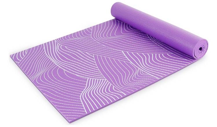 Buy Opti 6mm PVC Yoga Exercise Mat Purple Exercise and yoga mats Argos