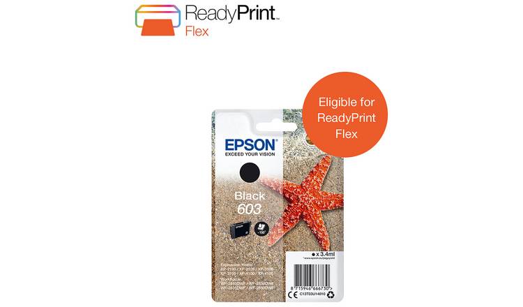 Buy Epson 603 Starfish Ink Cartridge - Black, Printer ink