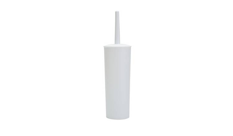 Home Essentials Plastic Toilet Brush - White