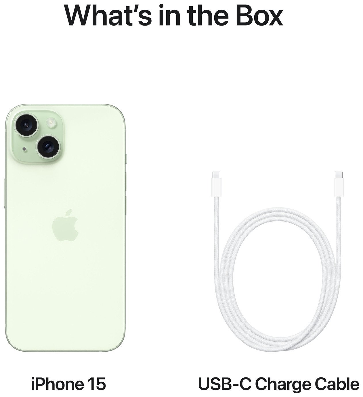 Buy SIM Free iPhone 15 5G 128GB Mobile Phone - Green | SIM free