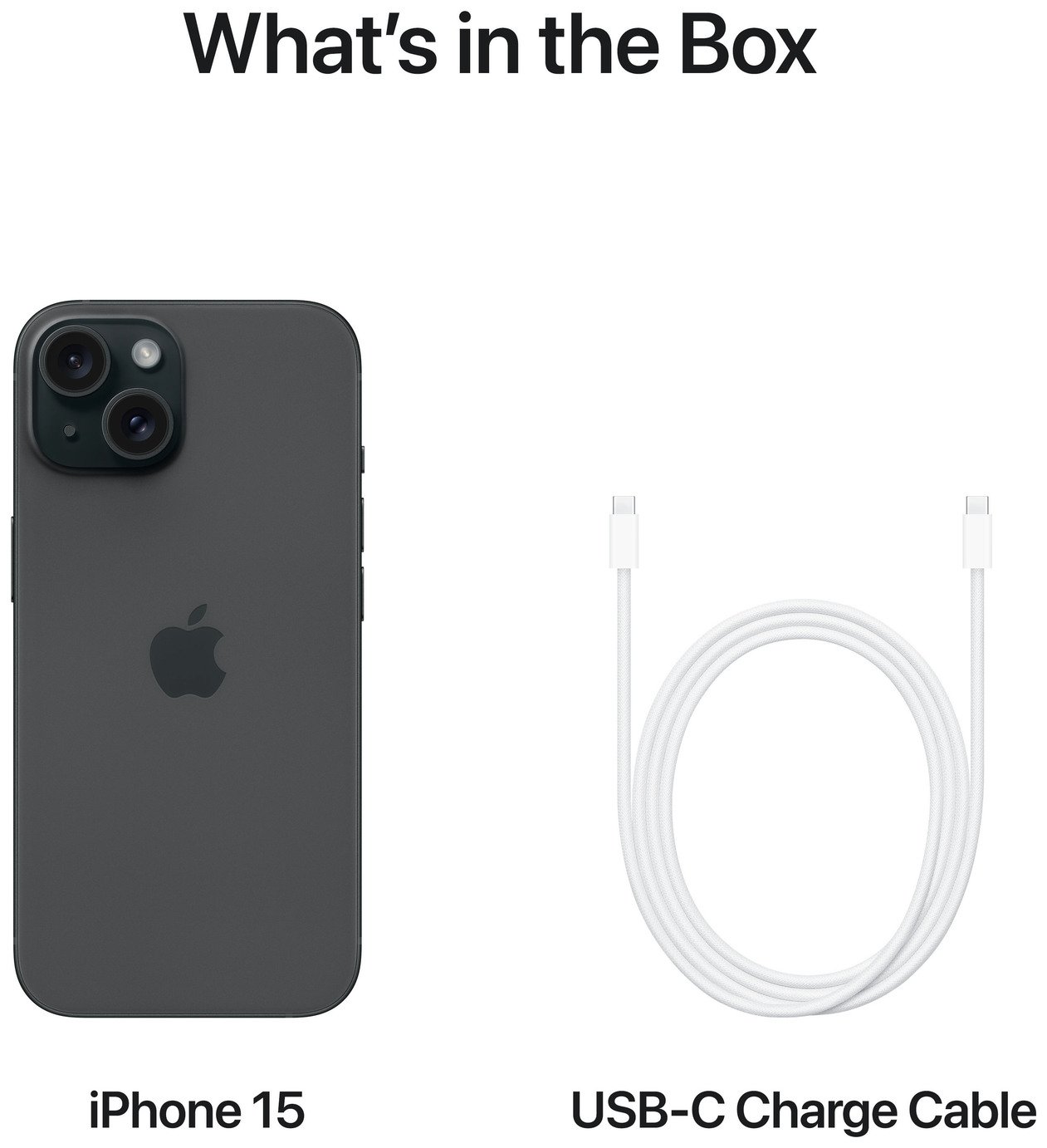 Buy SIM Free iPhone 15 5G 256GB Mobile Phone - Black | SIM free