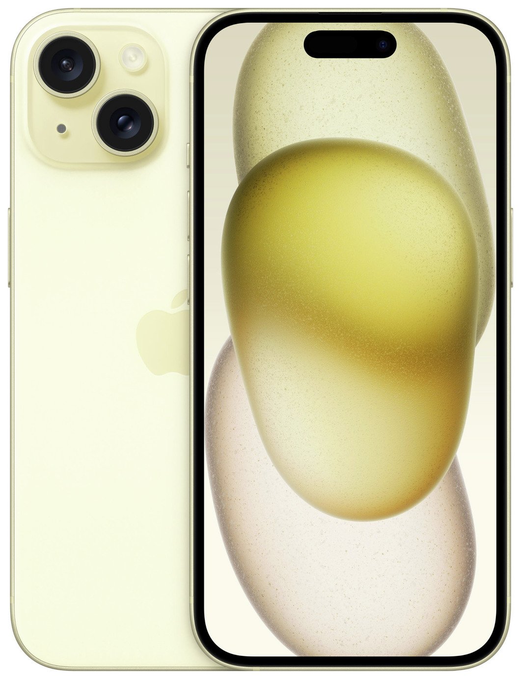 SIM Free iPhone 15 5G 256GB Mobile Phone - Yellow