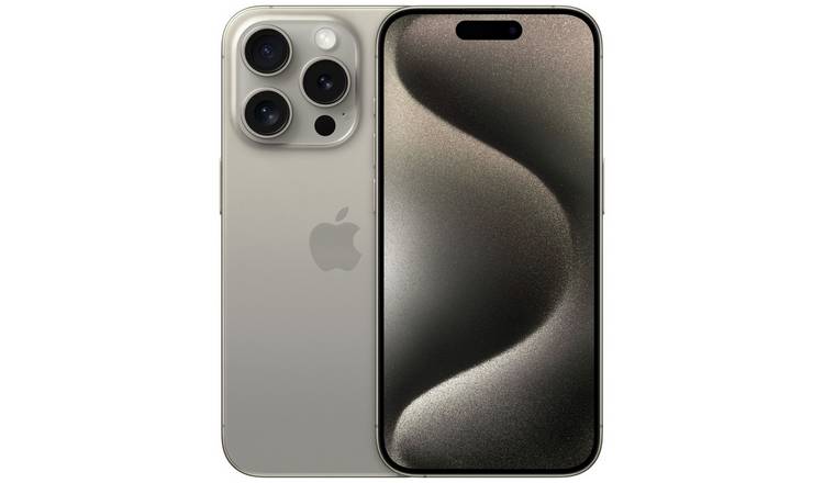 SIM Free iPhone 15 Pro 5G 1TB Mobile Phone - Natural