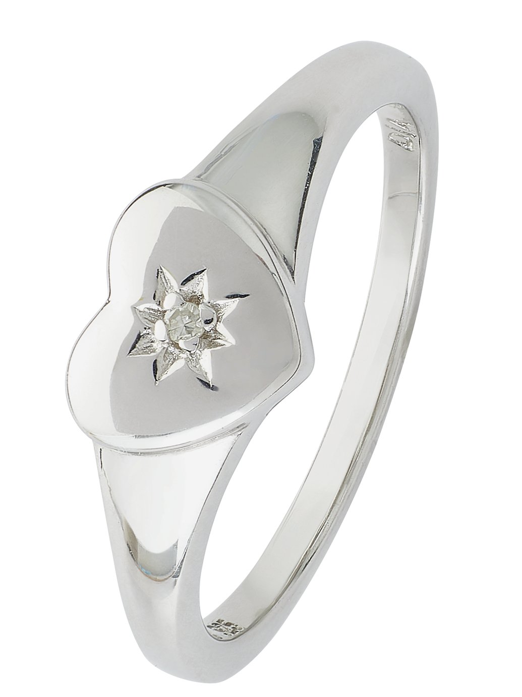 Revere Kids Sterling Silver Diamond Accent Heart Ring -Small Review