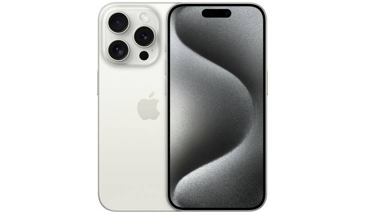 SIM Free iPhone 15 Pro 5G 1TB Mobile Phone - White
