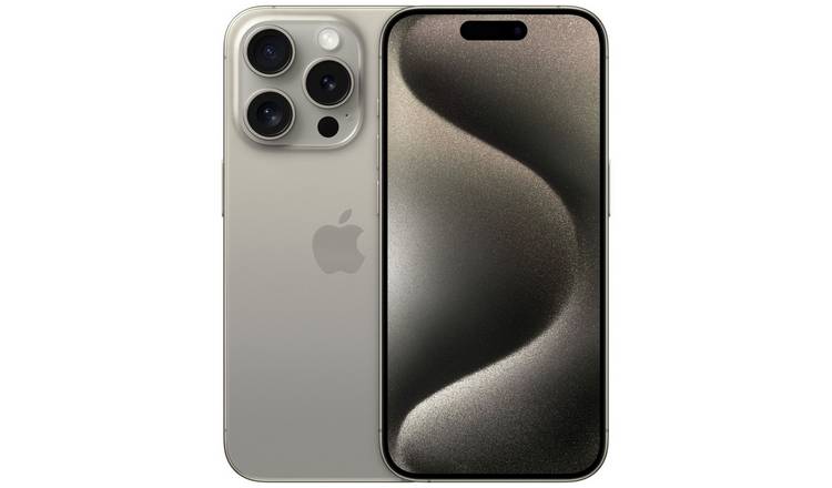SIM Free iPhone 15 Pro 5G 256GB Mobile Phone - Natural
