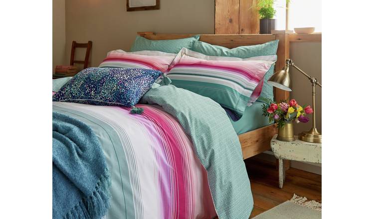 Buy Joules Cotton Percale Cotswold Stripe Bedding Set - Single, Duvet  covers and sets