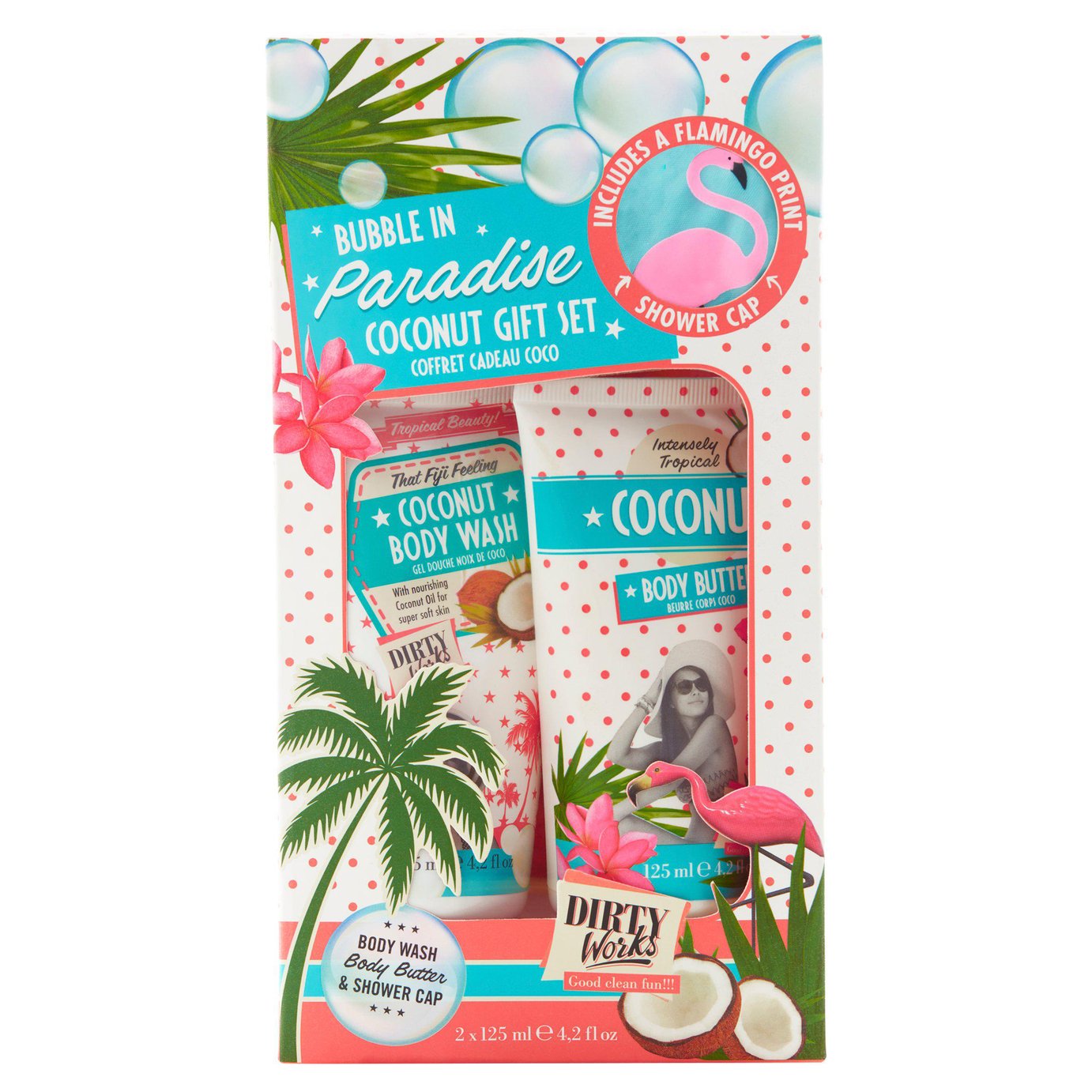 Dirty Works Coconut Bath Gift Set