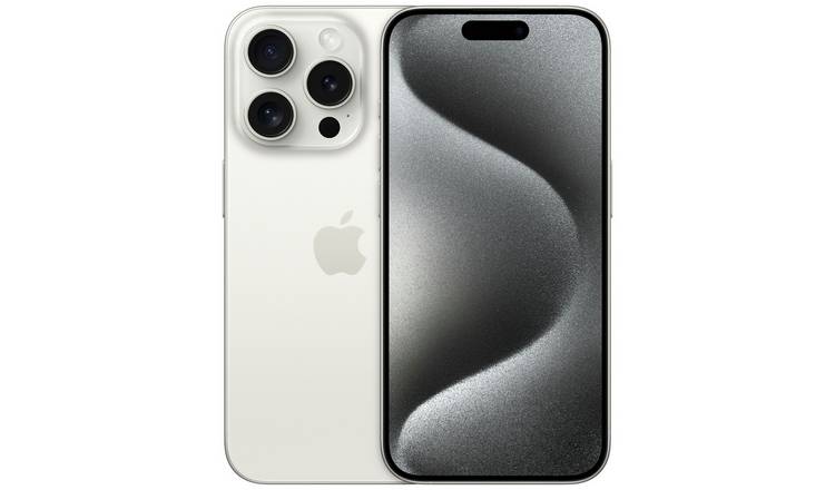 SIM Free iPhone 15 Pro 5G 512GB Mobile Phone - White