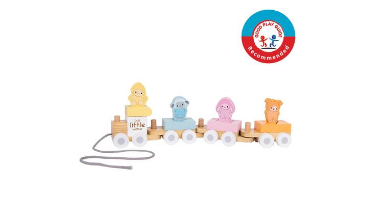 Wooden train track sales argos