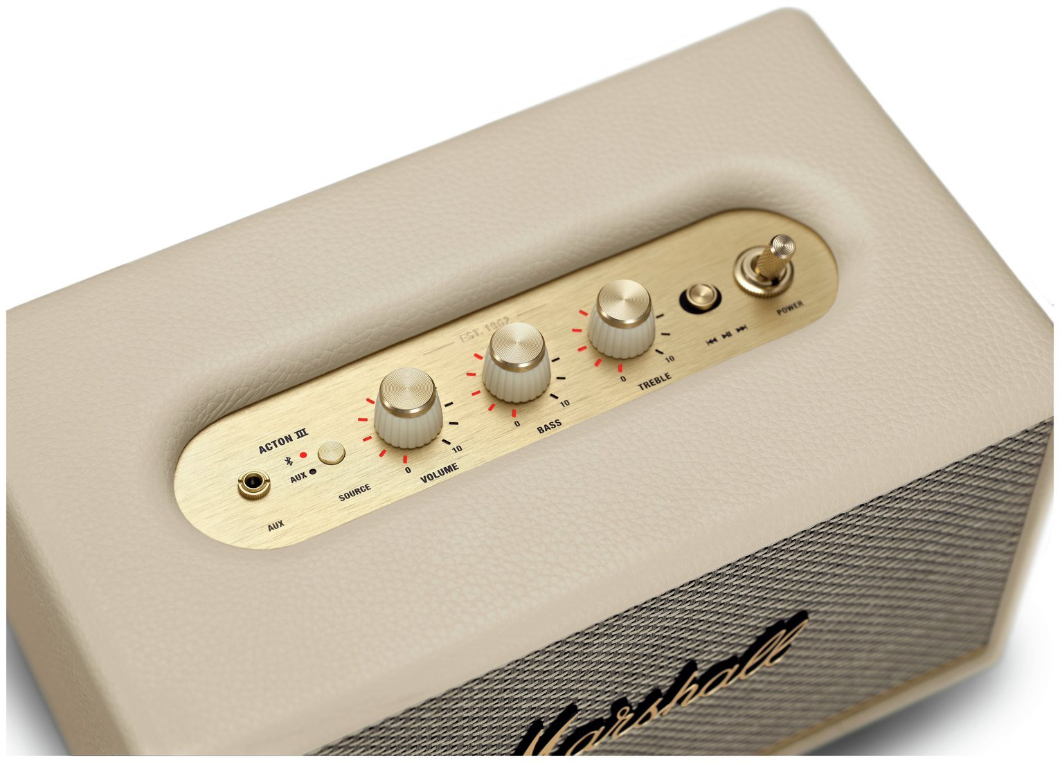 Buy Marshall Acton III Home Speaker - Cream | Wireless speakers