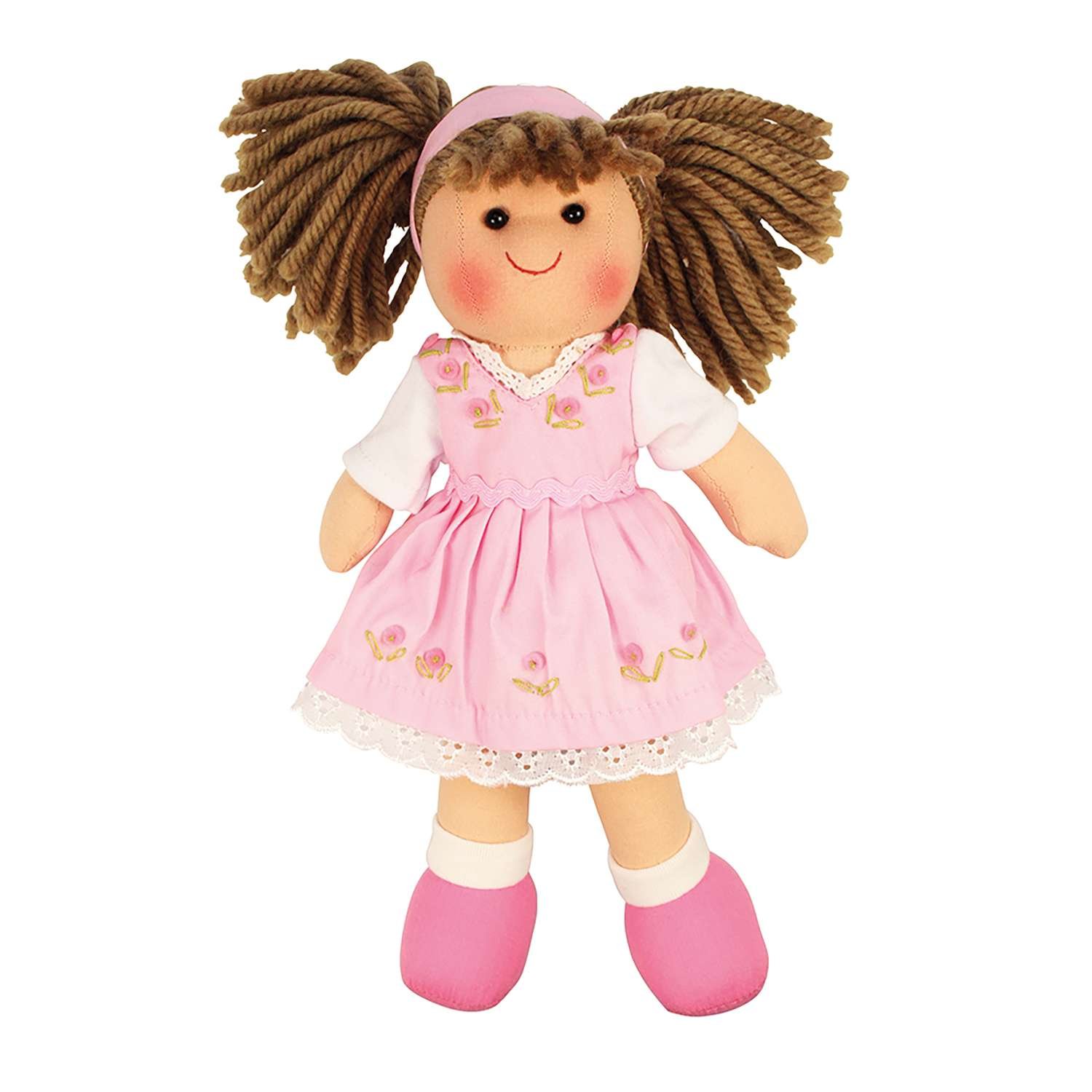 Bigjigs Toys Rose Doll - Small - Birth + - Image 1