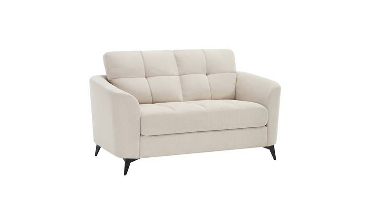 Furniture Online Solna Scandi 2 Seater Linen Sofa – Beige