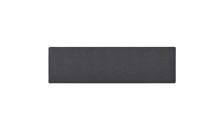 Walplus Polypropylene 3 mm Pile Carpet Runner - Anthracite - 80 x 300 cm