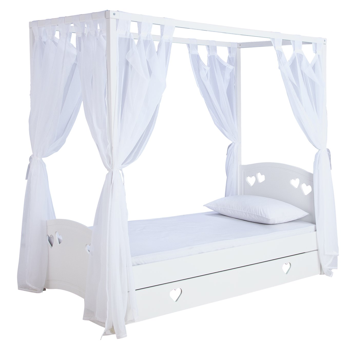 Argos Mia Single 4 Poster Bed Frame with Ashley Mattress Reviews