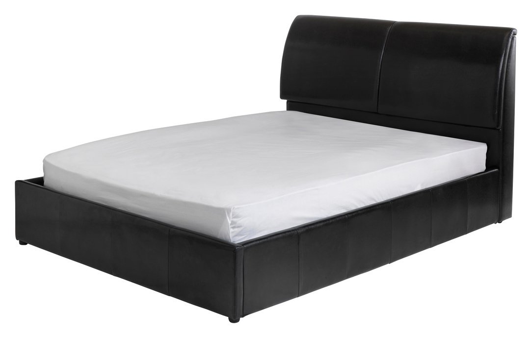 Argos Home Vince Ottoman Kingsize Bed Frame - Black