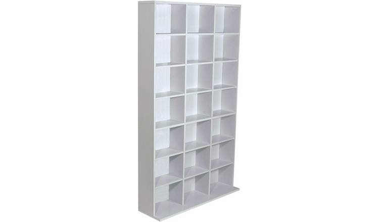 Buy Pigeon Hole Media Storage Display White Cd And Dvd