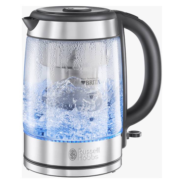 Russell Hobbs Brita Purity Filter Glass Kettle 20760-10 0