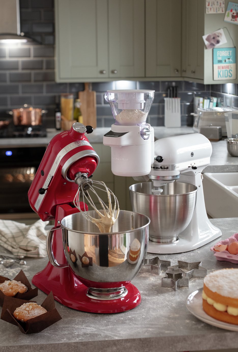 Buy KitchenAid 5K45SSBWH Classic Stand Mixer - White | Stand