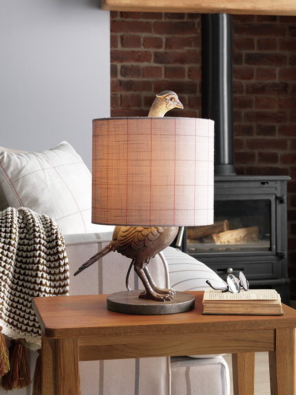 Argos deals feather lamp